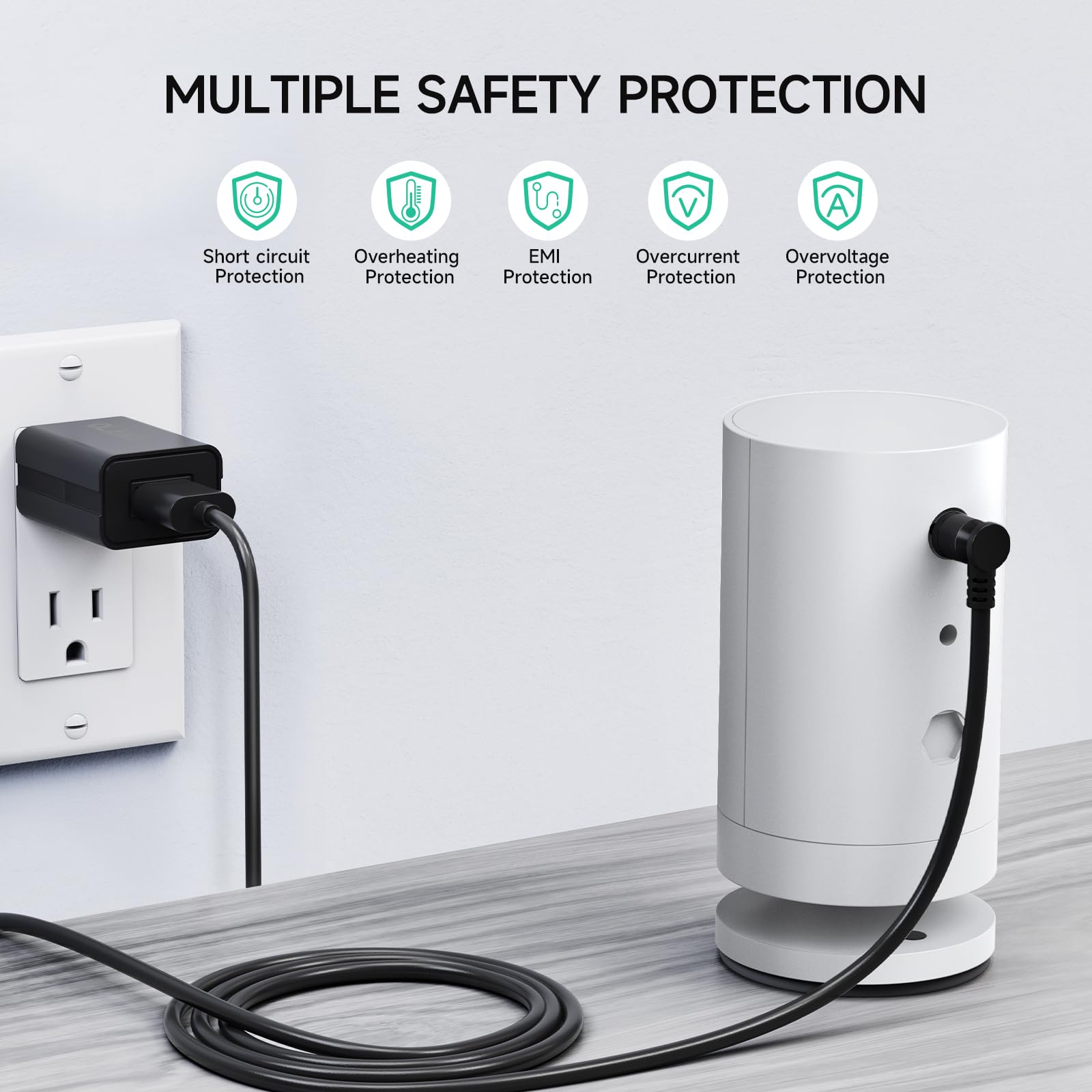 Amazon.com: OLAIKE Indoor/Outdoor Power Adapter for Ring